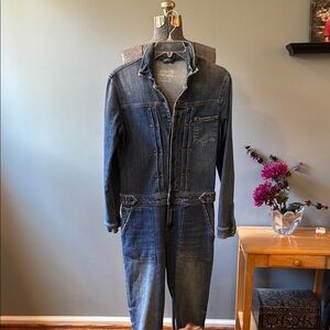 Zara Z1975 Denim Jumpsuit